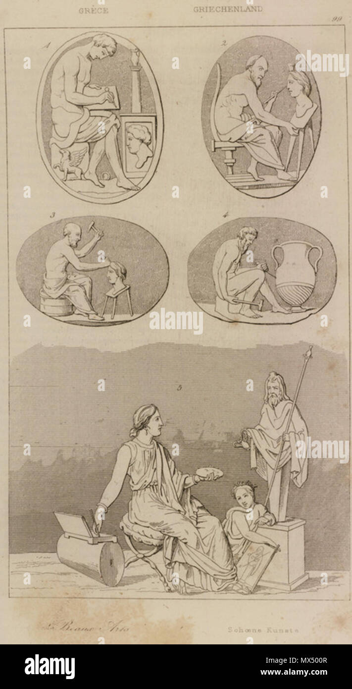 78 Beaux Arts - Pouqueville François Charles Hugues Laurent - 1835 Foto Stock