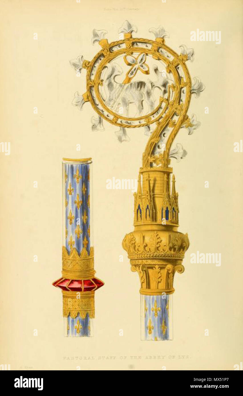 . Čeština: berla . 1843. Henry Shaw (1800-1873) 81 Berla Foto Stock