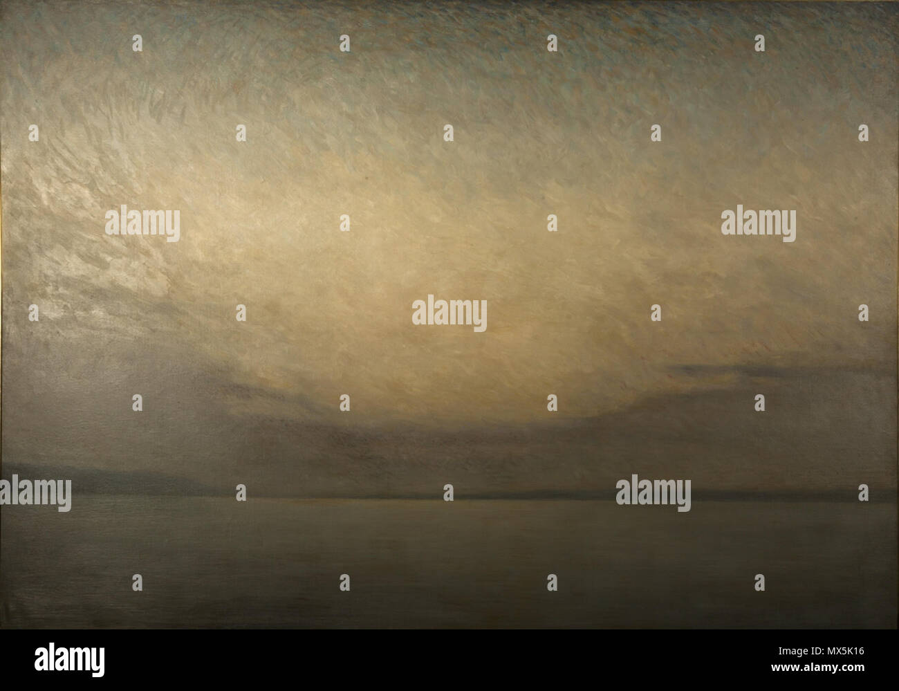 66 Axel Fahlcrantz, Himmel och vatten, oljamålning, Göteborgs konstmuseum Foto Stock