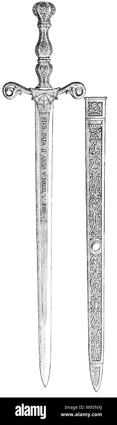 . Inglese: Beato Spada di Cristoforo Moro, Doge di Venezia . 1890. Eugène Müntz 87 Beata Spada di Cristoforo Moro Foto Stock