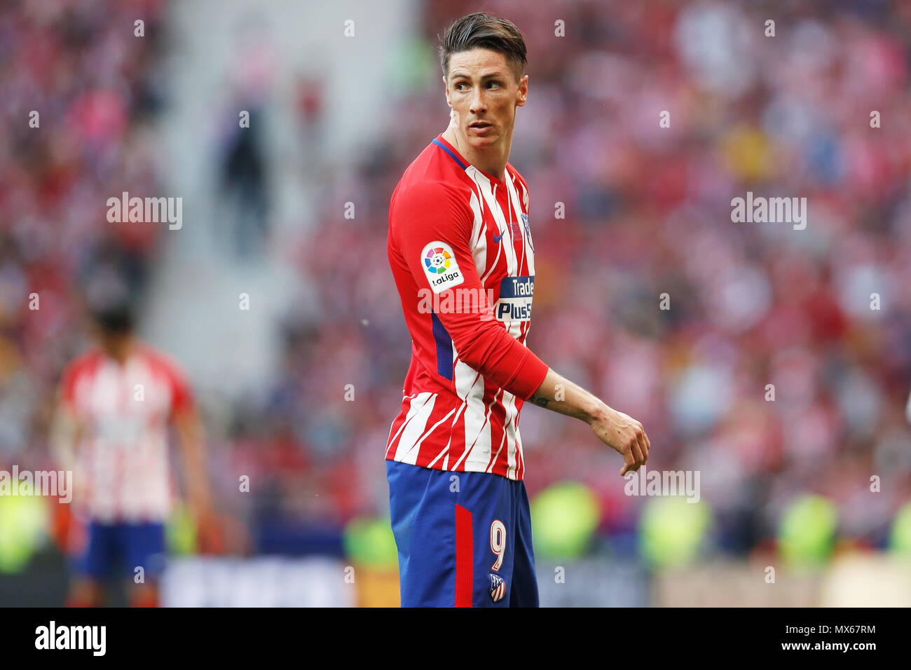 Madrid, Spagna. Il 20 maggio 2018. Fernando Torres (Atletico) Calcio/Calcetto : spagnolo "La Liga Santander' match tra Atletico de Madrid 2-2 SD Eibar All'Wanda Metropolitano stadium di Madrid in Spagna . Credito: Mutsu Kawamori/AFLO/Alamy Live News Foto Stock