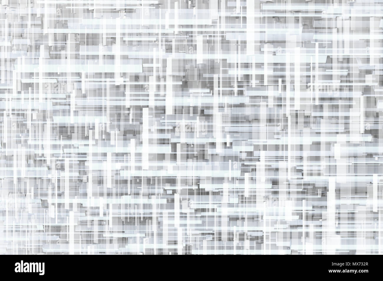 Abstract Sci-fi 3d disegno geometrico Texture di sfondo Foto Stock