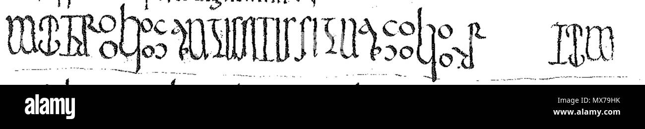 . Inglese: palindromo in corrispondenza Bonifacian, Codex vindobonensis 751, fol. 39v. Il 23 agosto 2012. Nessun autore: questo è dal facsimile di una nona-secolo manoscritto 137 Codex vindobonensis 751 palindromo Foto Stock