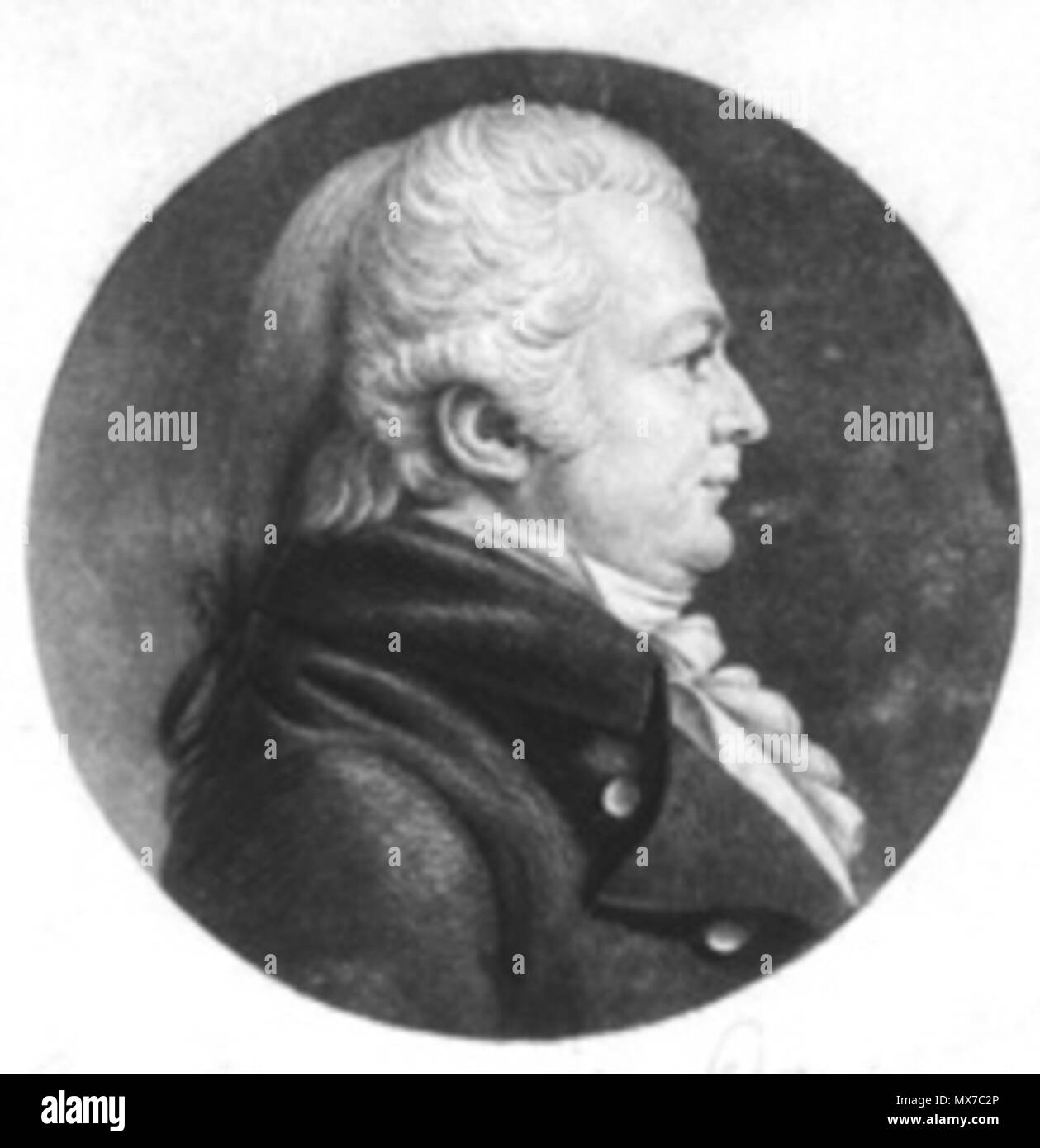 . Samuel Whittlesey Dana . 1806. Charles Balthazar Julien Févret de Saint-Mémin (1770-1852) 152 SamuelDana Foto Stock