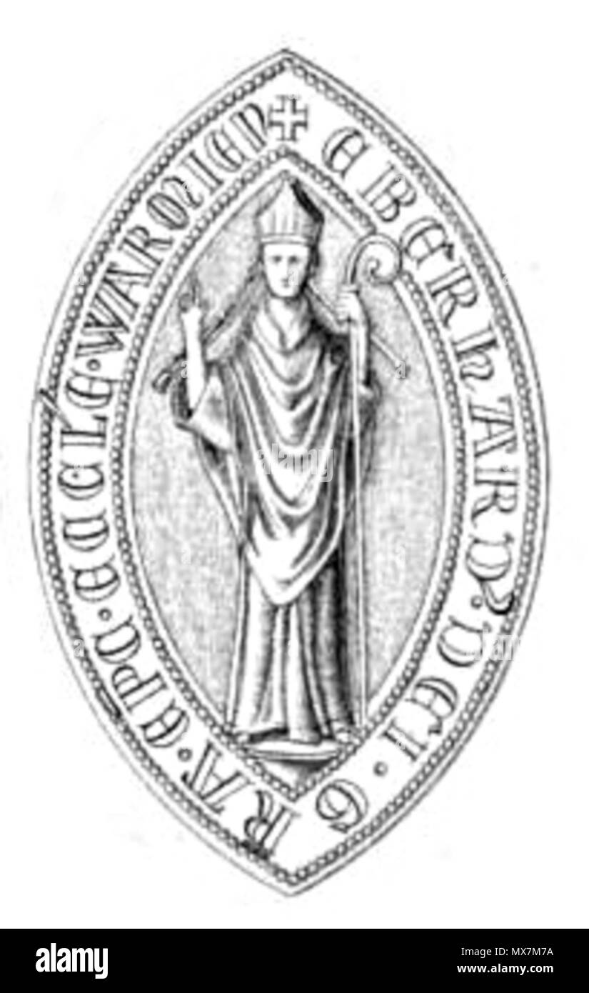 . Polski: Pieczęć Eberharda Nysy z. . Kijek 176 Eberhard Foto Stock