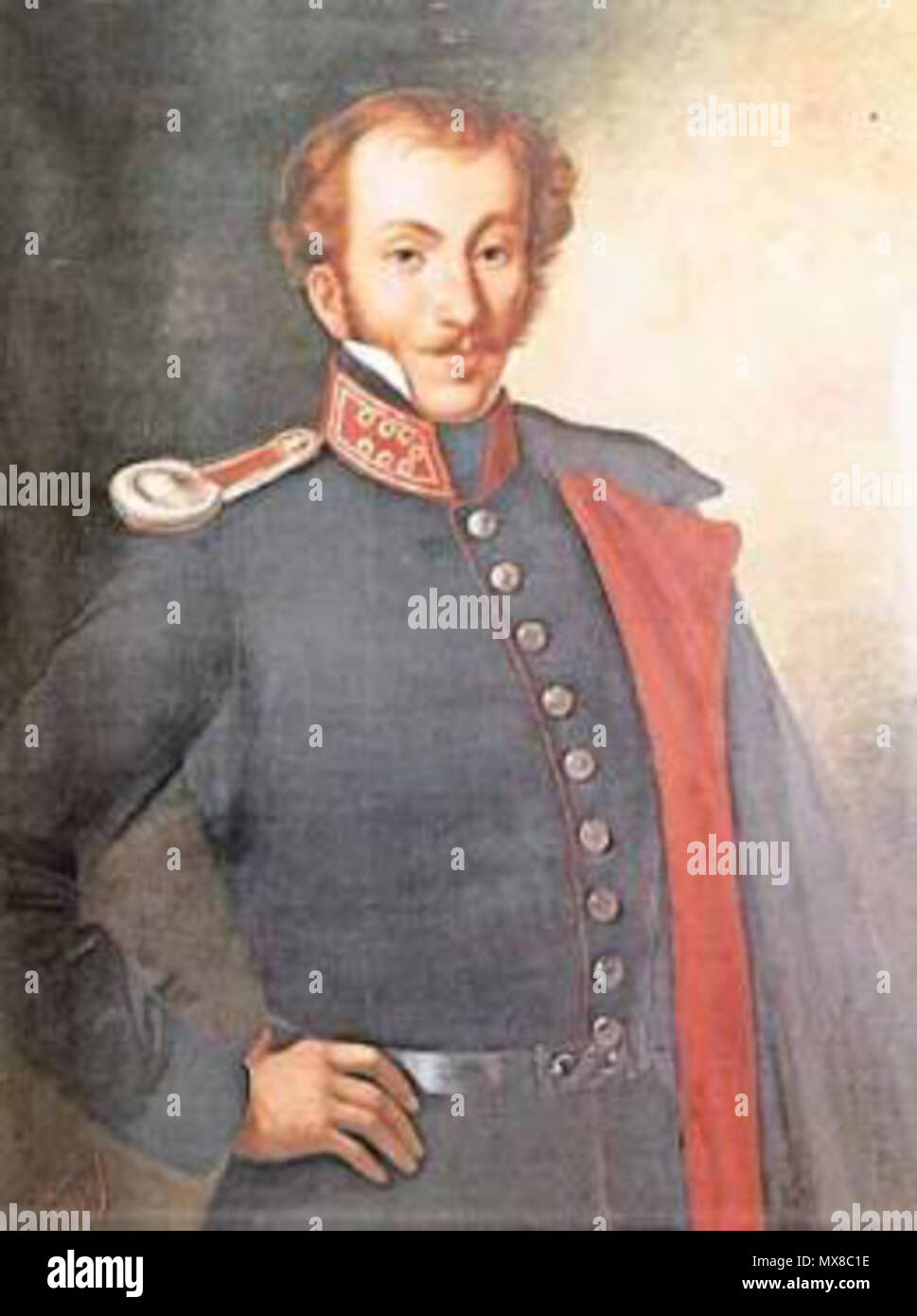 . Ritratto di Dimitrios Ypsilantis, eroe della guerra greca di indipendenza . Questo file è privo di informazioni sull'autore. 164 Dimitrios Ypsilantis Foto Stock