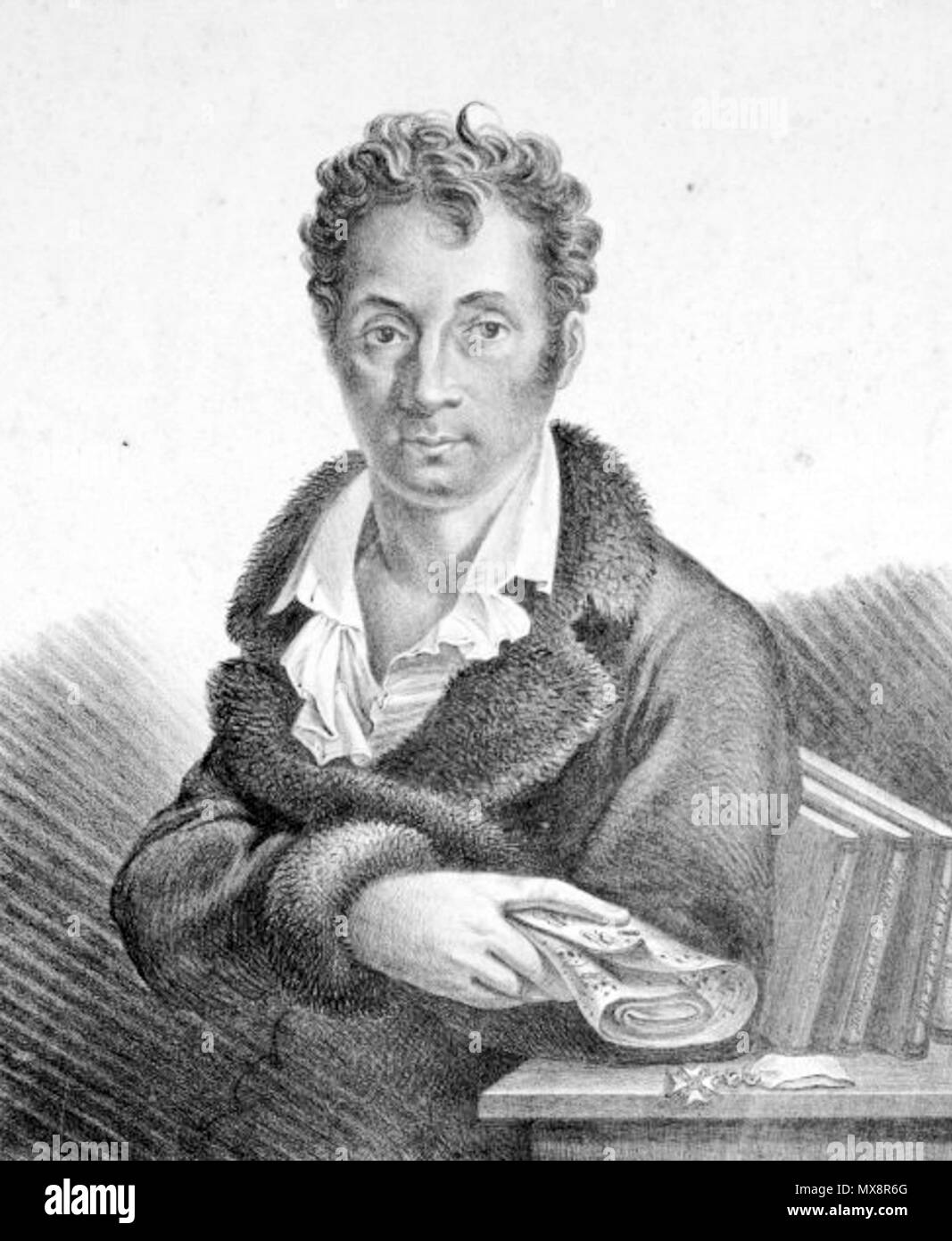 . Inglese: tenore tedesco, conduttore e il compositore Friedrich Satzenhoven (1772/1774-1825). tra il 1807 e il 1825. Sconosciuto 229 Friedrich Satzenhoven Foto Stock