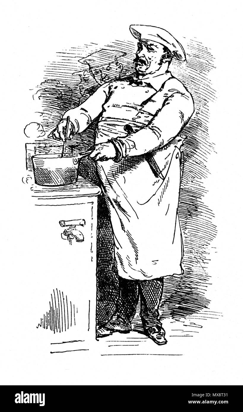 . Koch am Mandria . zweite Hälfte 19. Jahrhundert. utente:Rainer Zenz 344 Koch-1 Foto Stock