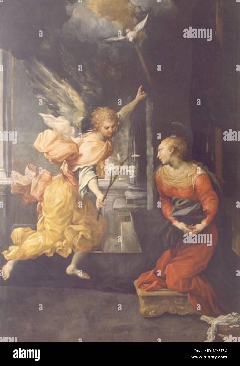 . L' Annunciazione . circa 1600 202 Faccin Annunciazione Foto Stock