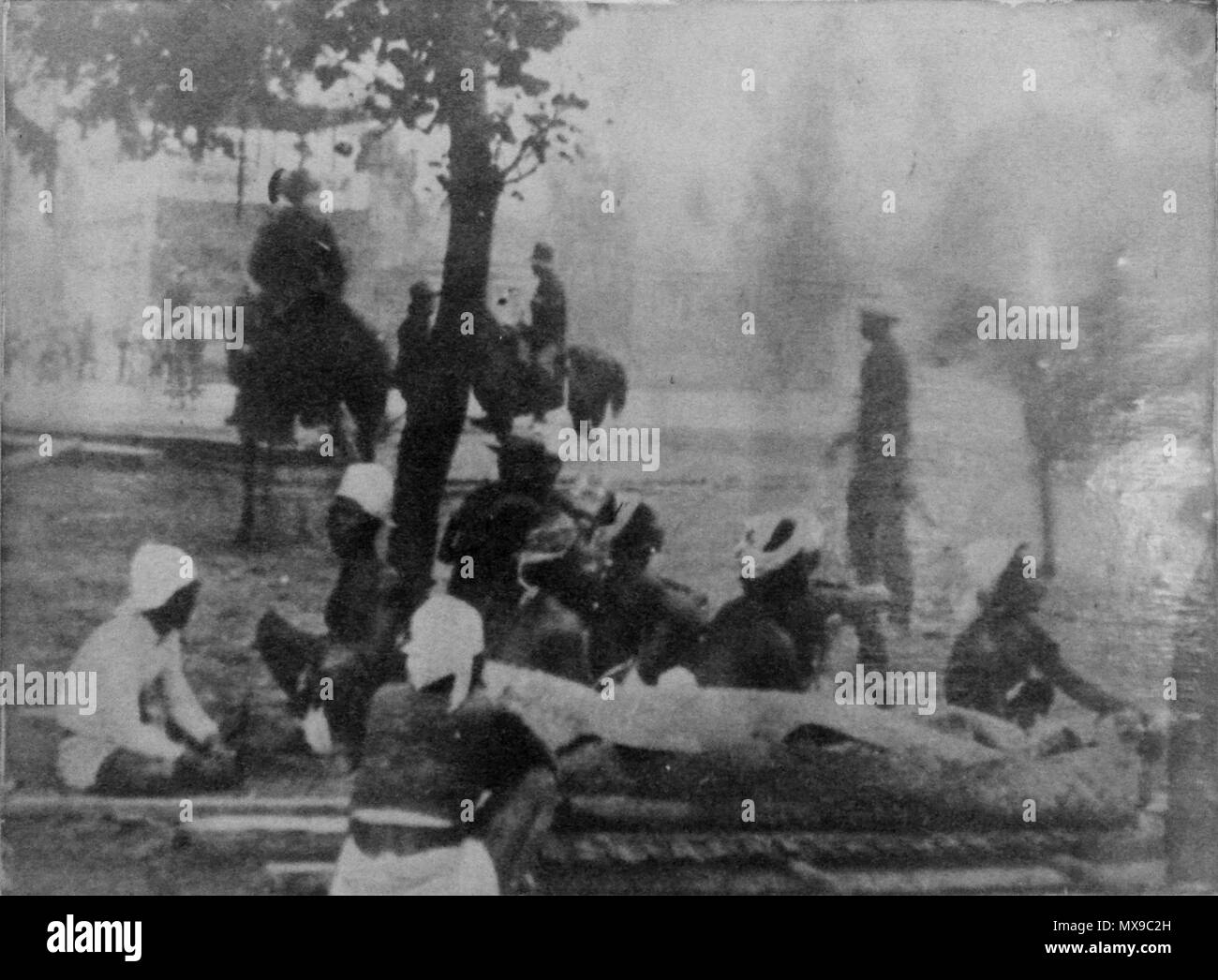 . Inglese: corpo del Raja Denpasar 1906 . 1906. Il governo olandese 89 Corpo del Raja Denpasar 1906 Foto Stock