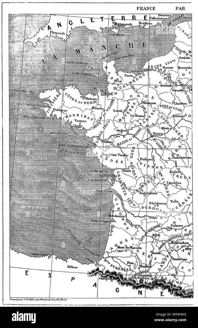 262 Géographie illustrée de la France et de ses colonie 011 Foto Stock