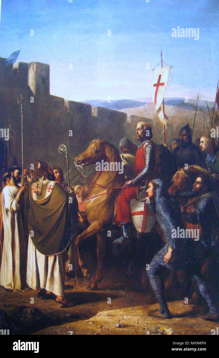 69 Baldovino di Boulogne entrando in Edessa nel Feb 1098 Foto Stock