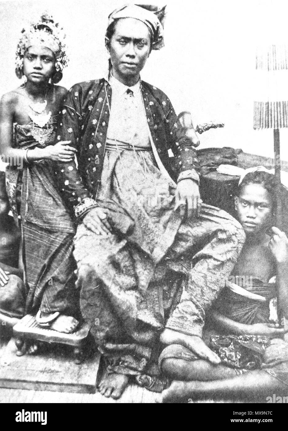 . Inglese: Gusti Ktut Djilantik Raja di Buleleng 1873 . 1873. Il governo olandese 1873 260 Gusti Ktut Djilantik Raja di Buleleng 1873 Foto Stock