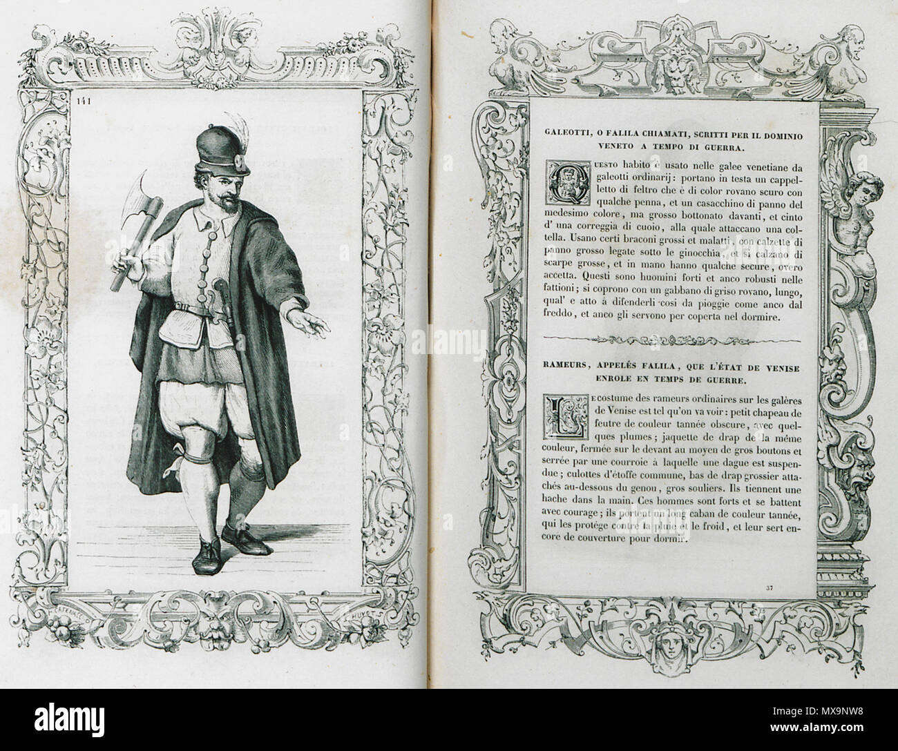 . Inglese: Cesare Vecellio. Costumi anciens et modernes Habiti antichi et moderni di tutto il mondo di Cesare Vecellio, Parigi, Firmin Didot Frères Fils & Cie, M.DCCC.LIX (1859-60) . 1860. Cesare Vecellio (1530-1601) nomi alternativi Cesare Vecellio di Tiziano; Cesare Vecelli; Cesare Vecellius Descrizione italiano pittore e incisore, Data di nascita e morte 1521 2 marzo 1601 Luogo di nascita e morte di Pieve di Cadore Venezia sede di lavoro Venezia, Augsburg competente controllo : Q549400 VIAF: 17378621 ISNI: 0000 0001 2122 5258 ULAN: 500018010 LCCN: N85049158 GND: 121652424 WorldCat 234 Galeo Foto Stock