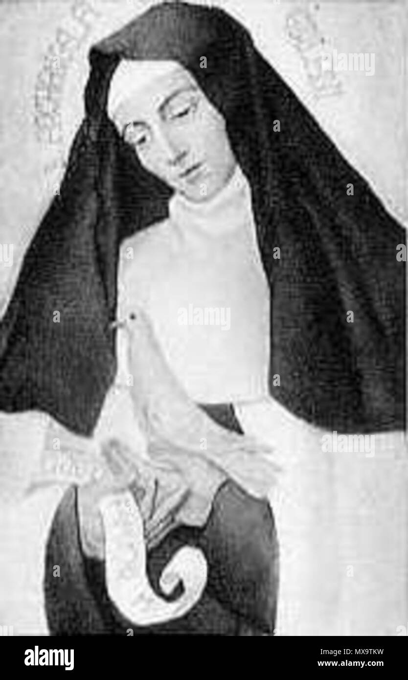 . Русский: Портрет Блаженной Арканджелы Джирлани. Автор неизвестен. Il 12 febbraio 2012. Sconosciuto 246 Girlani Foto Stock