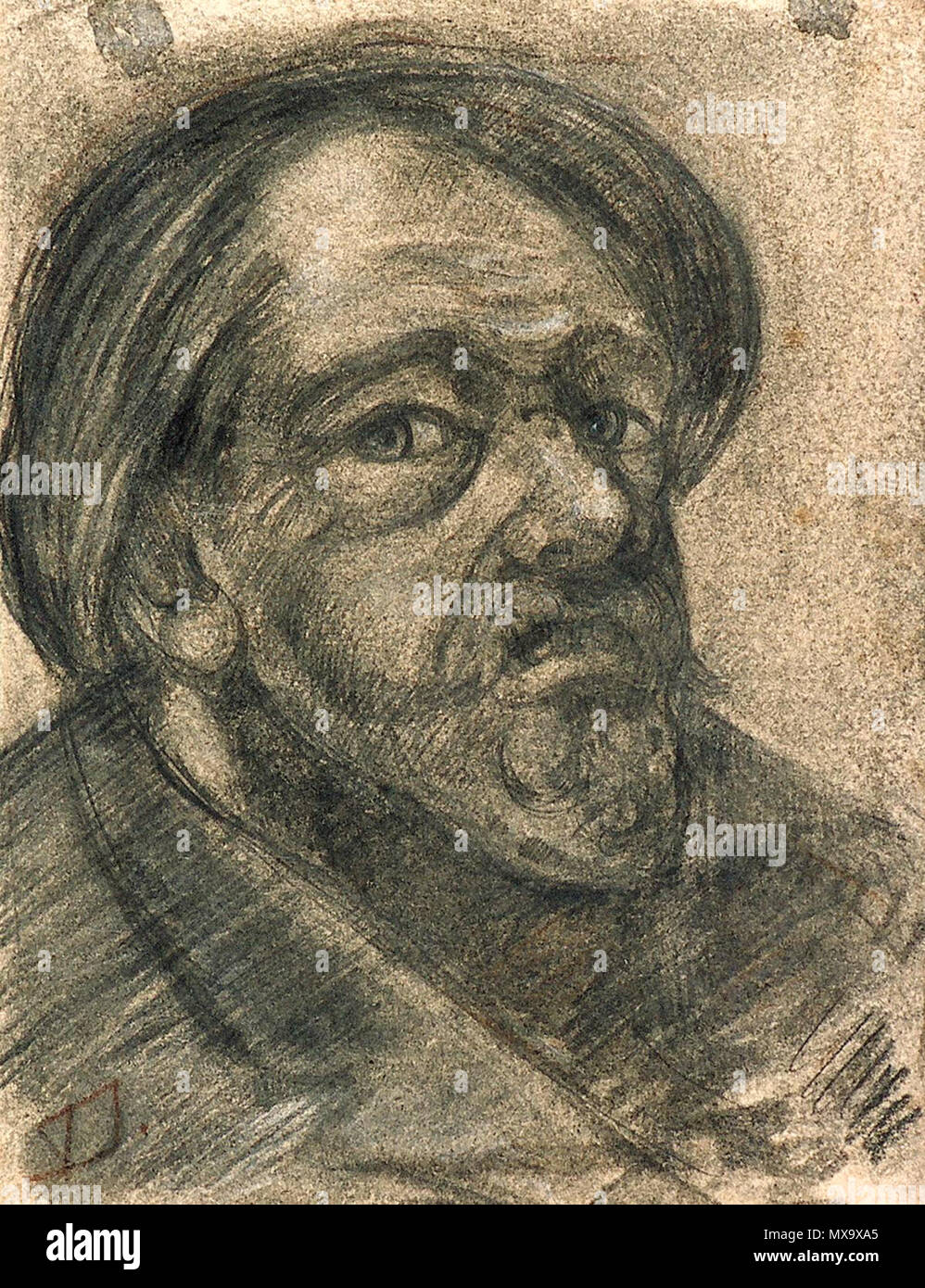 . Nederlands: Portret van l uomo si sono incontrati baard. circa 1905. Matita, carboncino e gessetto su carta. 15,5 × 12 cm (6.1 x 4.7 in). Utrecht, Centraal Museum. circa 1905. Theo van Doesburg (1883-1931) nomi alternativi Christian Emil Marie (Emile) Küpper, I.K. Descrizione Bonset architetto olandese, pittore, disegnatore e scrittore Data di nascita e morte 30 Agosto 1883 7 marzo 1931 Luogo di nascita e morte Utrecht Davos periodo di lavoro lavoro 1899-1931 posizione Amsterdam (1899-1914), Amersfoort (settembre 1908), Apeldoorn (luglio 1910), Fort bij Veldhuis (Heemskerk) (Luglio 1914), Groesbeek (Maggio 1915-giugno 1915, Foto Stock