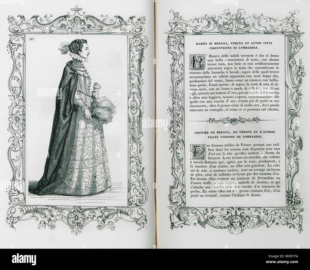 . Inglese: Cesare Vecellio. Costumi anciens et modernes Habiti antichi et moderni di tutto il mondo di Cesare Vecellio, Parigi, Firmin Didot Frères Fils & Cie, M.DCCC.LIX (1859-60) . 1860. Cesare Vecellio (1530-1601) nomi alternativi Cesare Vecellio di Tiziano; Cesare Vecelli; Cesare Vecellius Descrizione italiano pittore e incisore, Data di nascita e morte 1521 2 marzo 1601 Luogo di nascita e morte di Pieve di Cadore Venezia sede di lavoro Venezia, Augsburg competente controllo : Q549400 VIAF: 17378621 ISNI: 0000 0001 2122 5258 ULAN: 500018010 LCCN: N85049158 GND: 121652424 WorldCat 263 abitudine Foto Stock