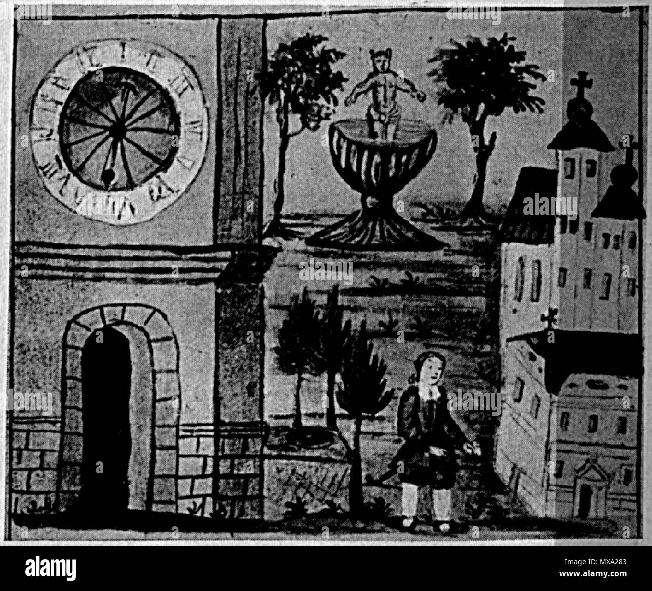 . Deutsch: Untersbergsage Bild 6 . 1 gennaio 1800. Sconosciuto 277 Herzog untersbergsage Bild06 Foto Stock