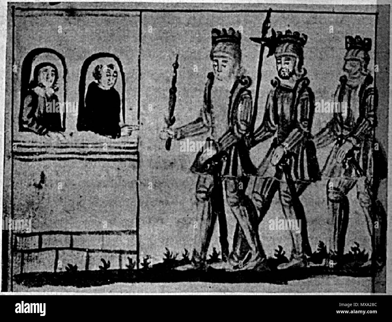 . Deutsch: Untersbergsage Bild 15/1 . 1 gennaio 1800. Sconosciuto 277 Herzog untersbergsage Bild15-1 Foto Stock