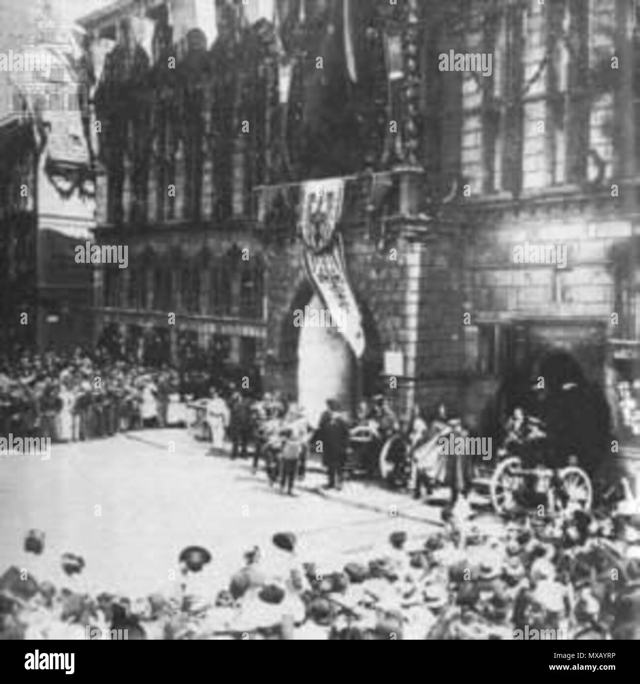 . Imperatore tedesco Wilhelm II. visite Emden (Juli 2. 1902) . Il 20 settembre 2006. Pixelfehler 16:13, 20 September 2006 (UTC) 333 Kaiserbes1 Foto Stock