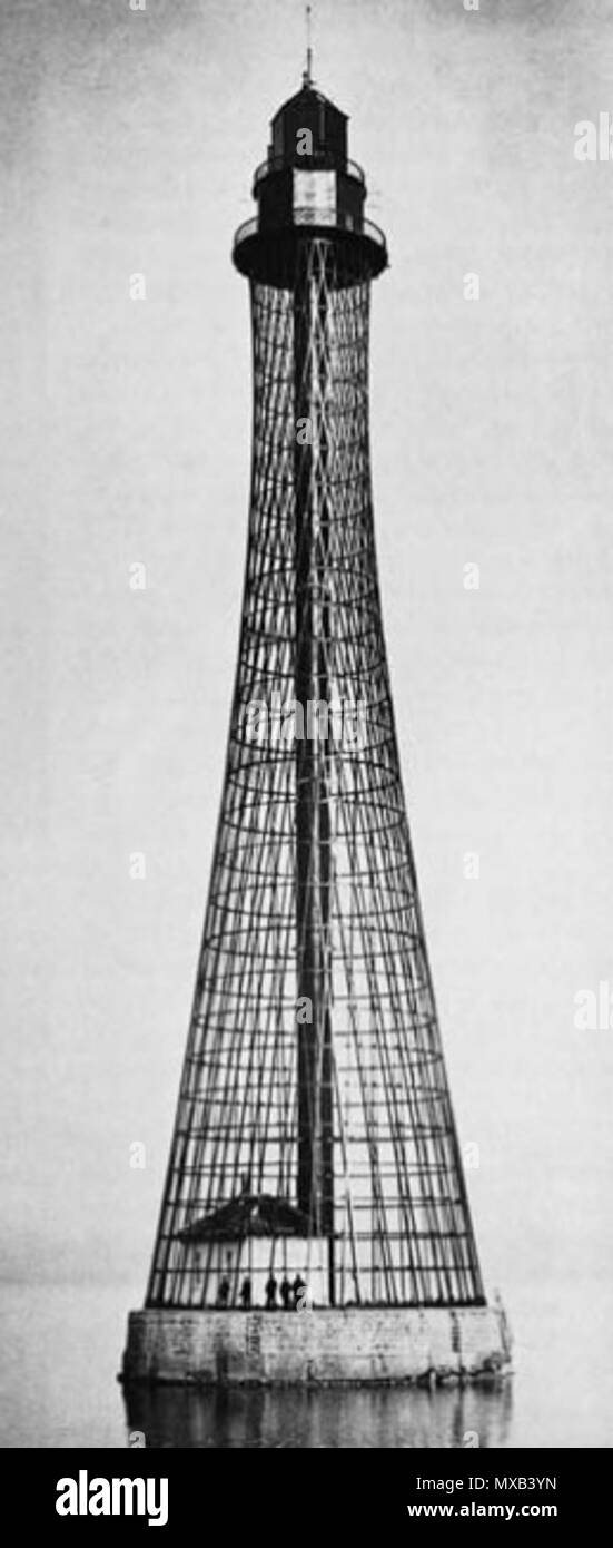 . Faro Adziogol - struttura iperboloide dal grande ingegnere russo e scienziato Vladimir Shukhov Grigorievich . 1911. 28 sconosciuto Adziogol iperboloide faro da Vladimir Shukhov 1911 Foto Stock
