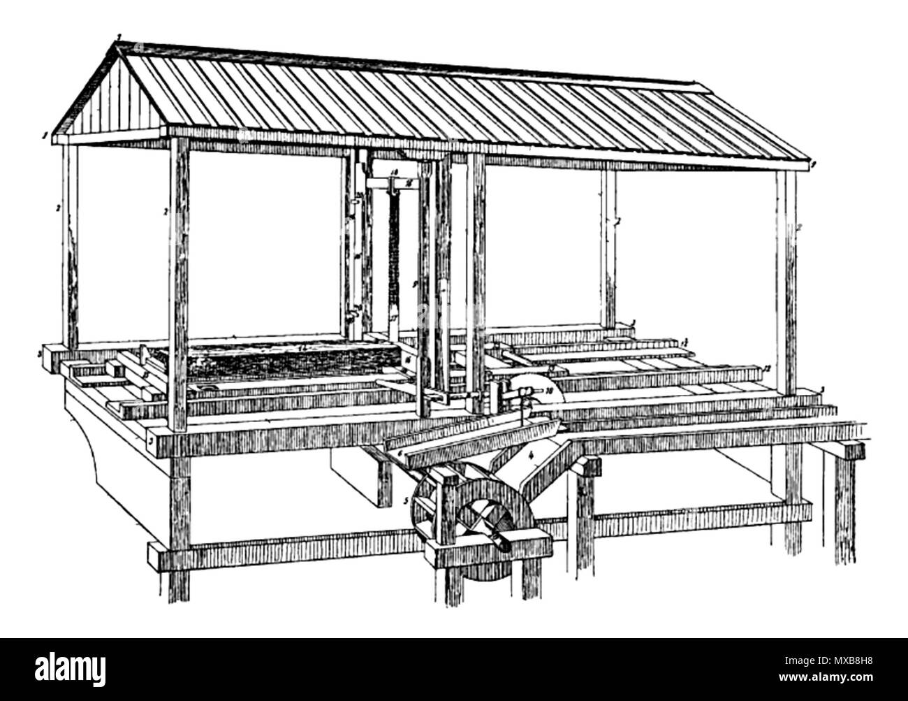 317 Joagăr saŭ ferestreŭ de munte Foto Stock