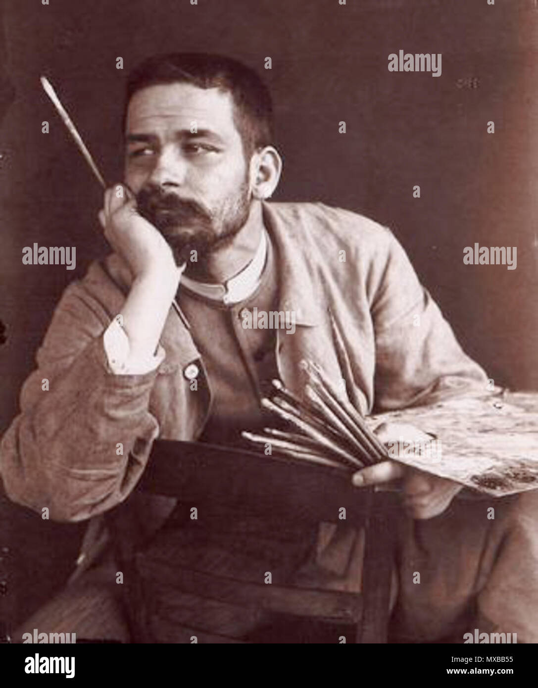 . Inglese: Henri Bellery-Desfontaines (1867-1909) era un francese Art Nouveau pittore decoratore e illustratore di manifesti, litografie, arazzi, mobili, banca bollette ecc circa 1902. Sconosciuto 272 Henri Bellery-Desfontaines Foto Stock
