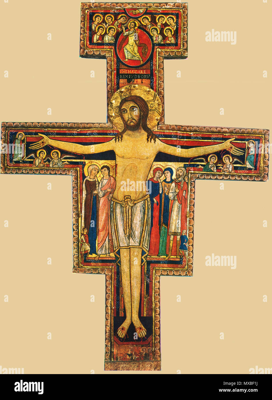 . Inglese: San Damiano cross Esperanto: Krucifikso de Sankta Damiano Nederlands: Kruis van San Damiano Polski: Krzyż z San Damiano Português: Cruz de São Damião . Il 10 marzo 2017. Sconosciuto 349 Krucifikso de Sankta Damiano Foto Stock
