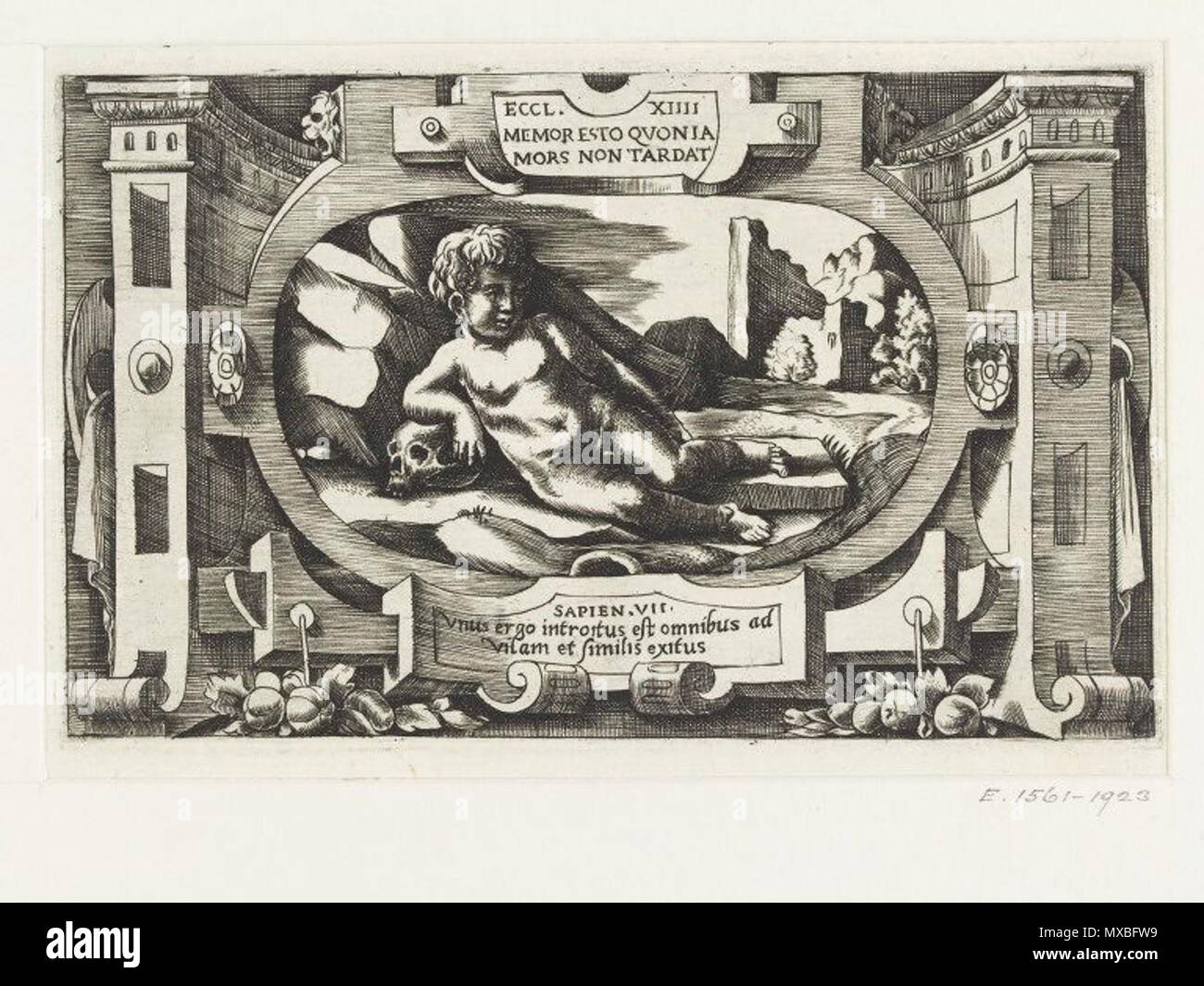 . Français : rotocalco . Il 2 aprile 2015. Georges Reverdy 352 L'enfant et le gru Foto Stock