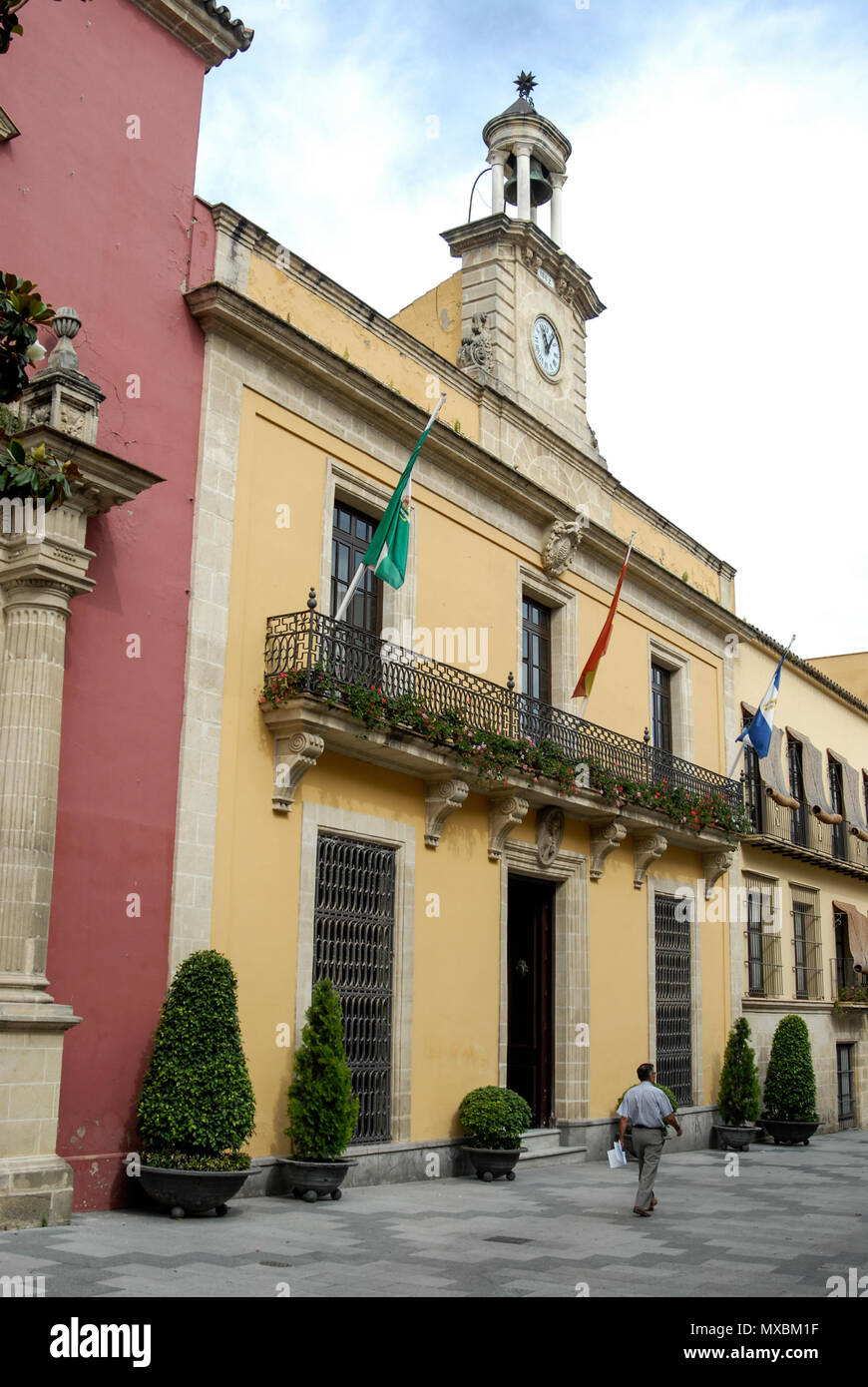 Consiglio di città di Jerez de la Fronterain (Consistorio) in Calle Consistorio in Andalusia Foto Stock