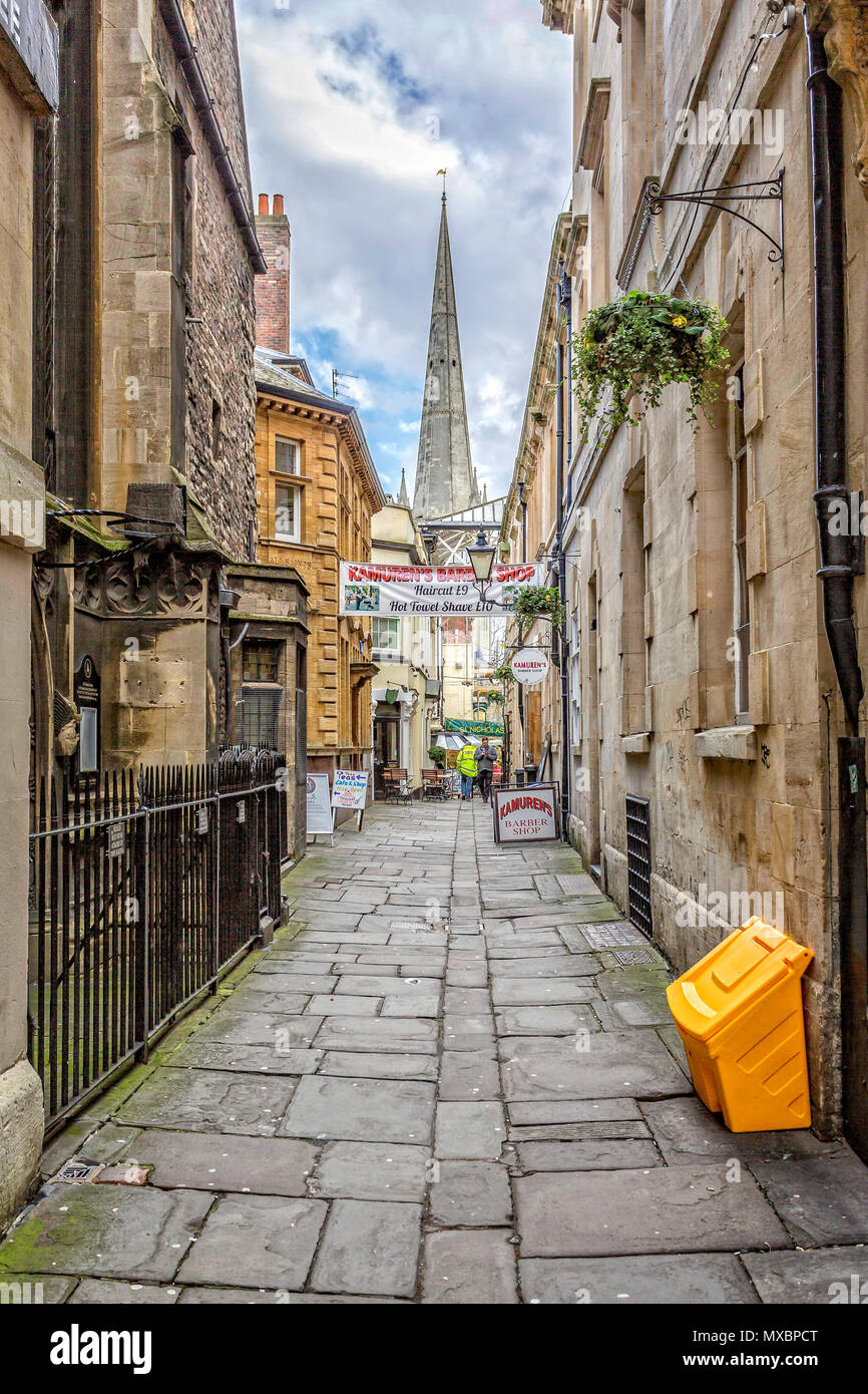 St Nicholas Market in Bristol, Regno Unito prese il 24 febbraio 2015 Foto Stock