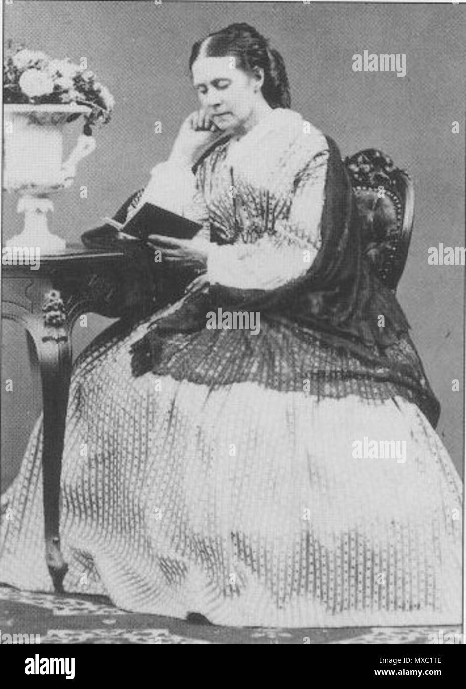 . Laurette Tardy, sposato prima di Adolphe Galloni, poi Placido Tardy; Mary Shelley ha scritto una storia per bambini per lei quando era un bambino . primi 1840s. Sconosciuto 361 LauretteTardy Foto Stock