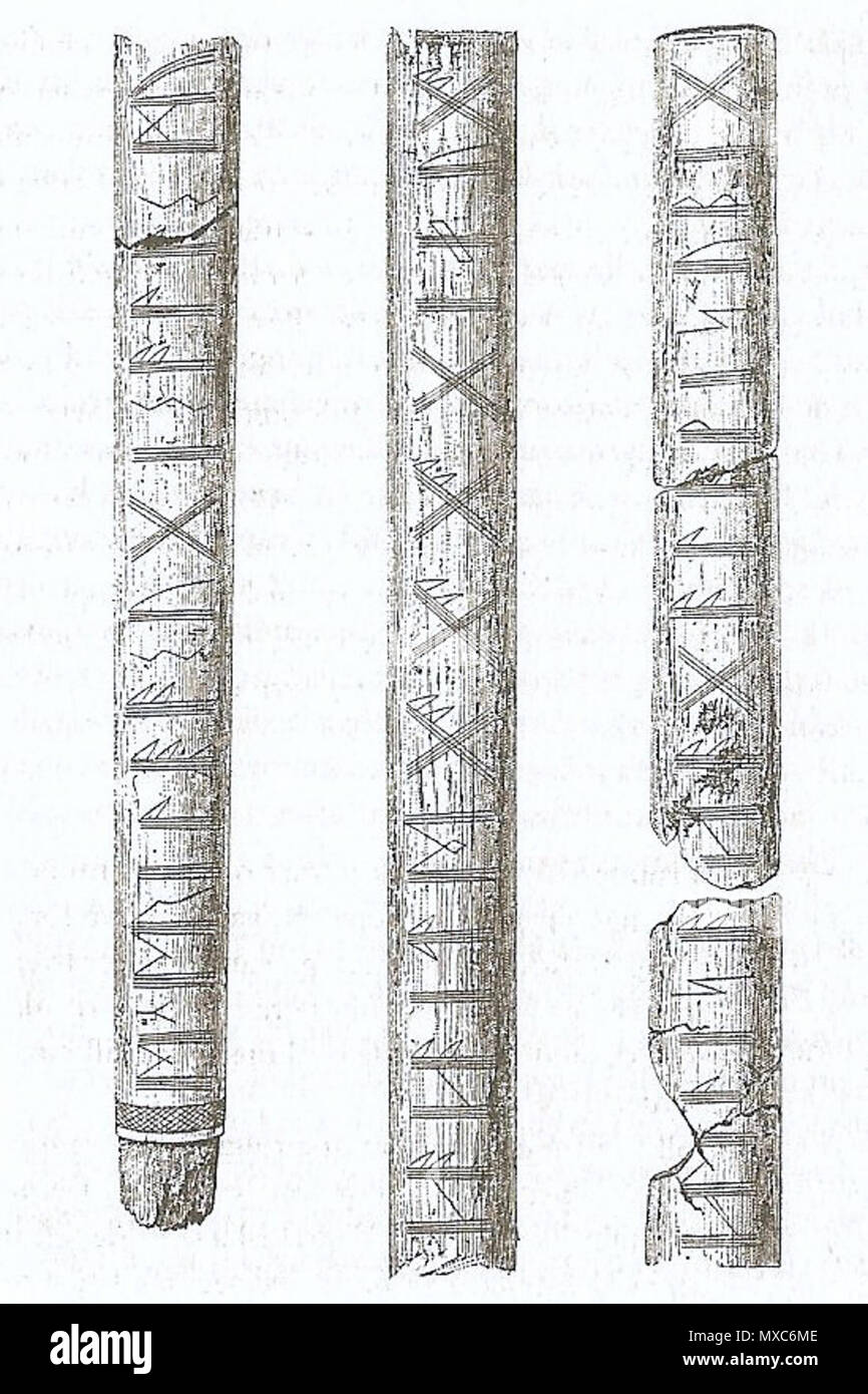 . Inglese: disegno di una lancia in testa . 23 maggio 2008 (originale data di caricamento) (testo originale: 1884). Stephen 348 Kragehul Foto Stock