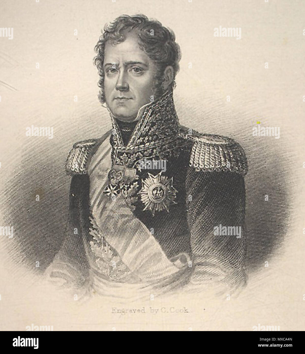 . Il maresciallo Michel Ney, duca di Elchingen, Principe di Mosca //incisi da C. Cook. // BLACKIE & SON, Glasgow, Edimburgo e Londra. metà del XIX secolo. artista : COOK, Charles 401 Maresciallo Ney da cuocere Foto Stock . Il maresciallo Michel Ney, duca di Elchingen, Principe di Mosca //incisi da C. Cook. // BLACKIE & SON, Glasgow, Edimburgo e Londra. metà del XIX secolo. artista : COOK, Charles 401 Maresciallo Ney da cuocere Foto Stock