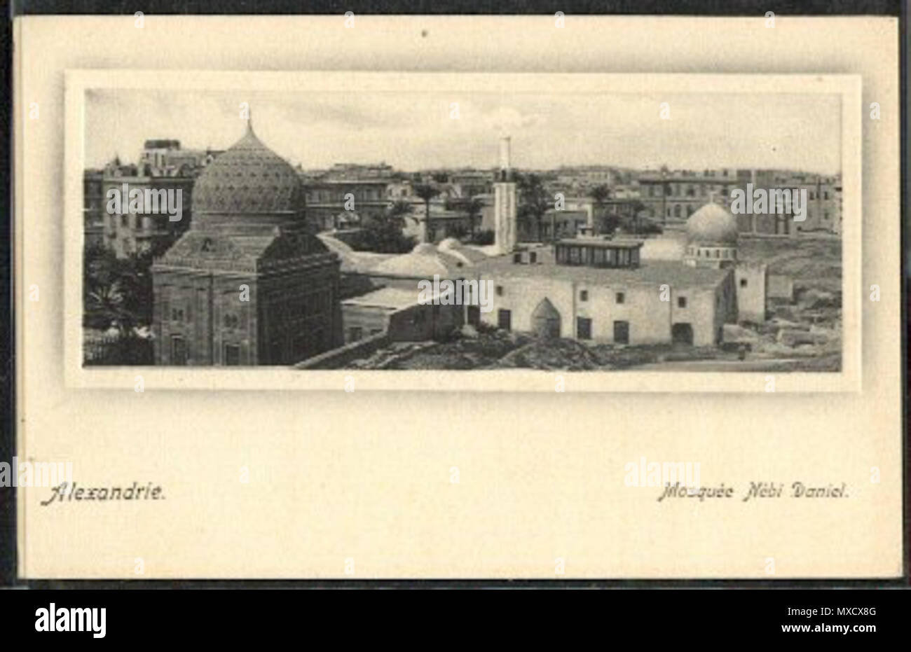 . Alessandria vecchi disegni . Questo file è privo di informazioni sull'autore. 440 Nebi Daniel moschea Foto Stock