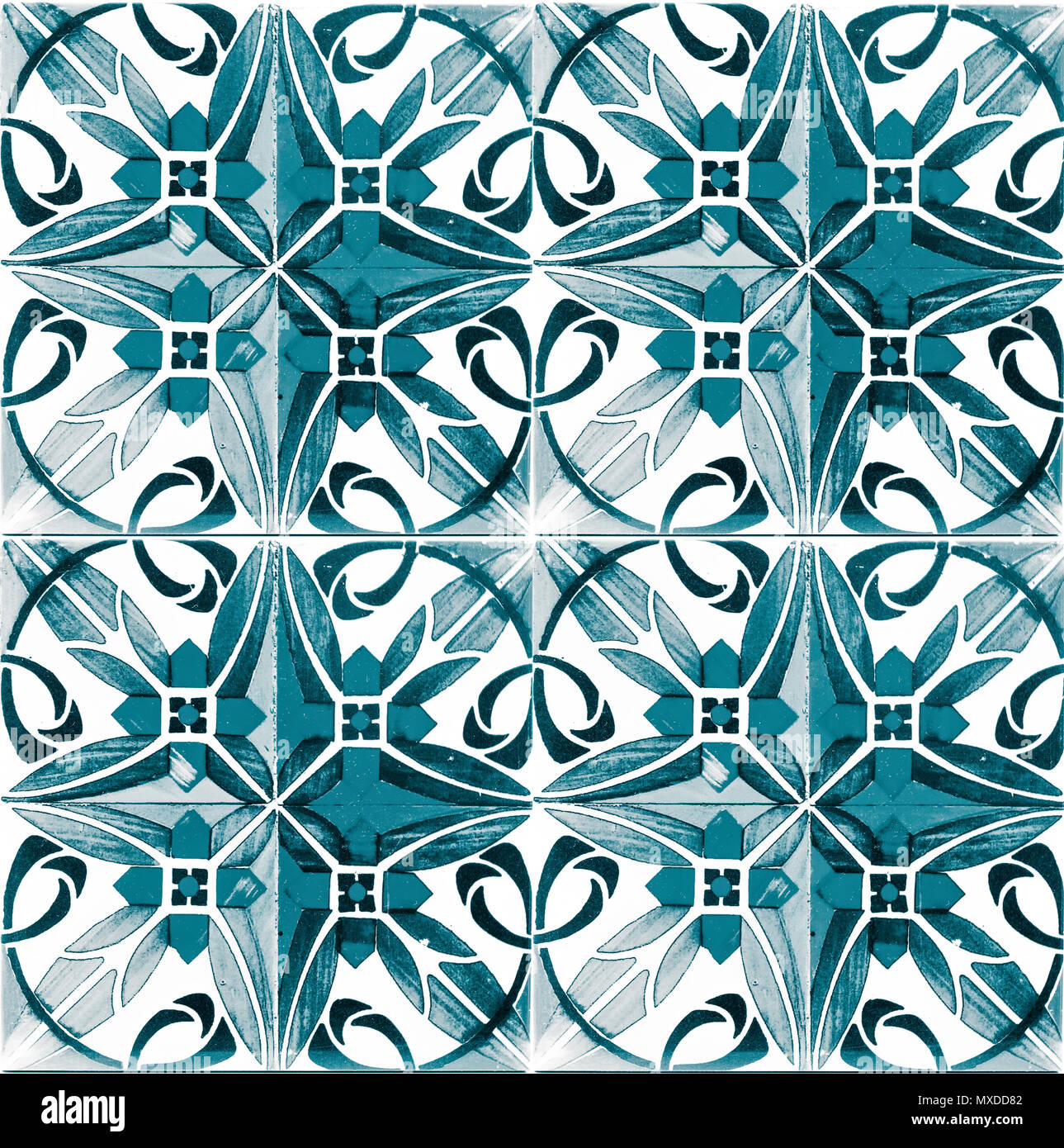 Il portogallo azulejo piastrelle texture a parete Foto Stock