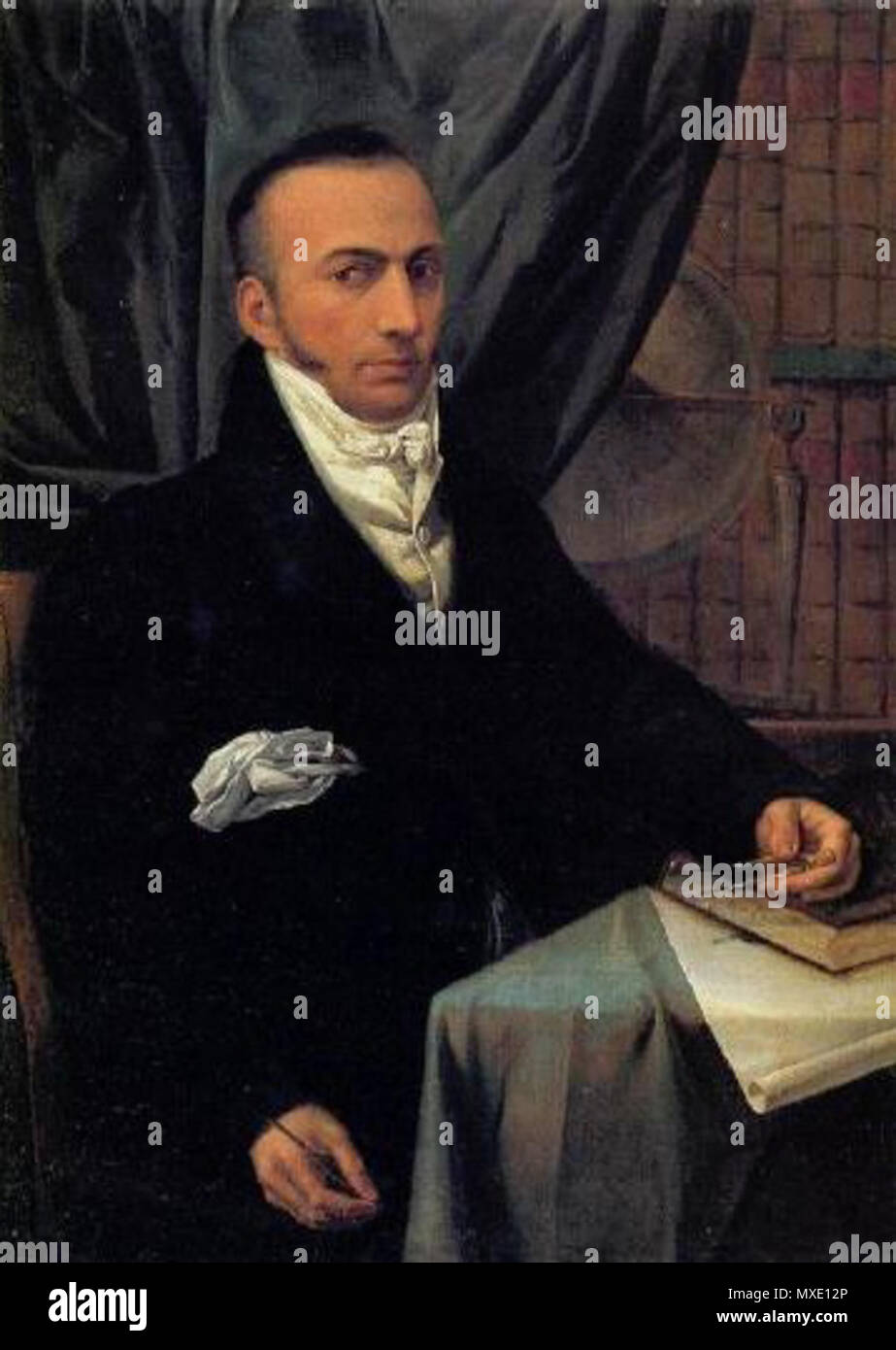 . Inglese: Niccolo' Cacciatore (1770-1841) . primi 1800s. Sconosciuto 443 Niccolo Cacciatore Foto Stock