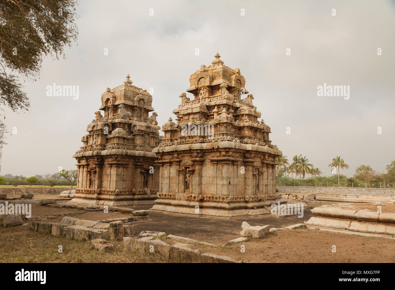Asia, India, nello Stato del Tamil Nadu, Agarapatti, Moovar Koil Foto Stock