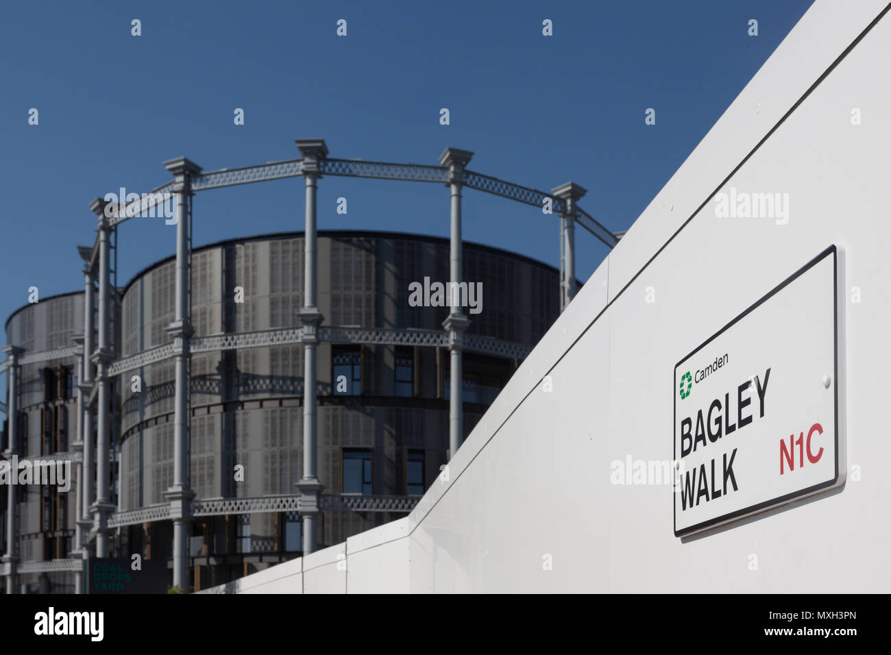 Bagley a piedi, King's Cross London N1C Foto Stock
