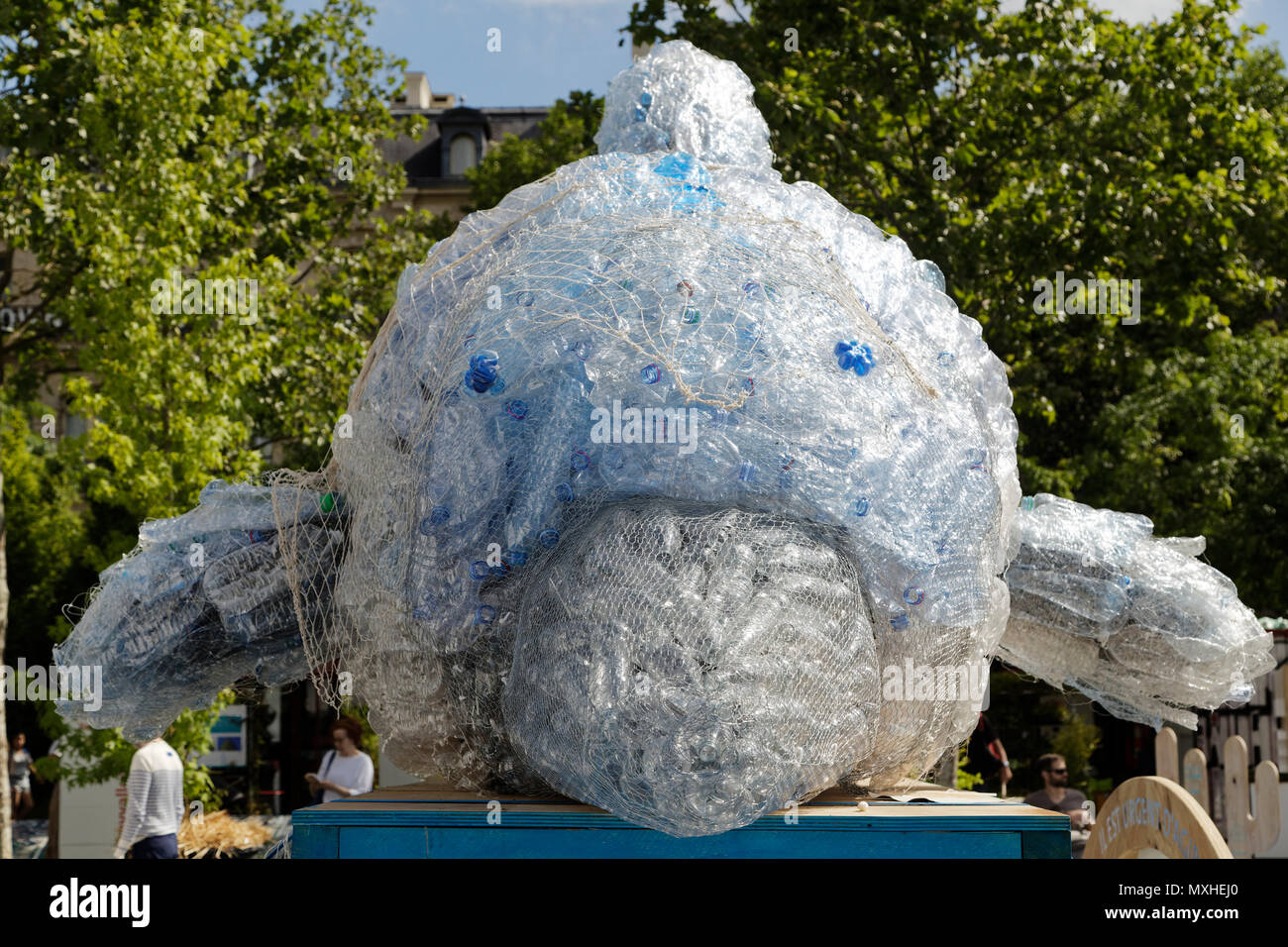 Parigi, Francia. Il 2 giugno, 2018. Deuxième édition de BiodiversiTerre , un 2,5 ettaro impianto creato dall'artista Gad Weil. Foto Stock