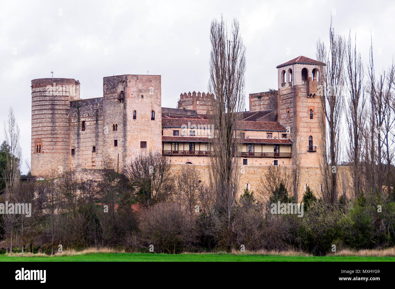 Castillo de Cala Encendida. Segovia. Castilla León. España Foto Stock