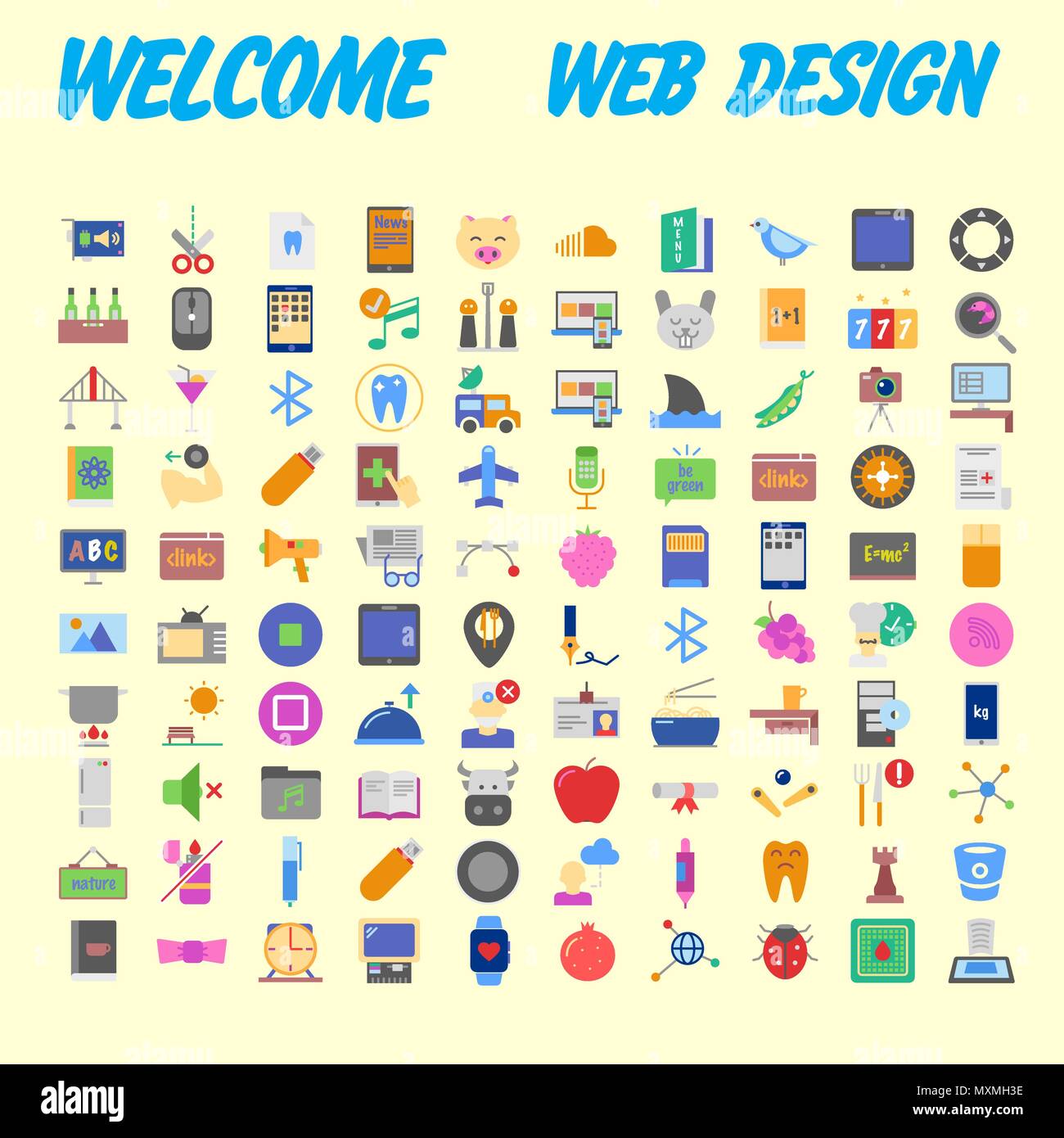 Semplice insieme di shopping online design icone. Contiene come mobile shop, pagamento, l'e-commerce, di consegna e di più. Pixel perfetto. Può essere utilizzato per u Illustrazione Vettoriale