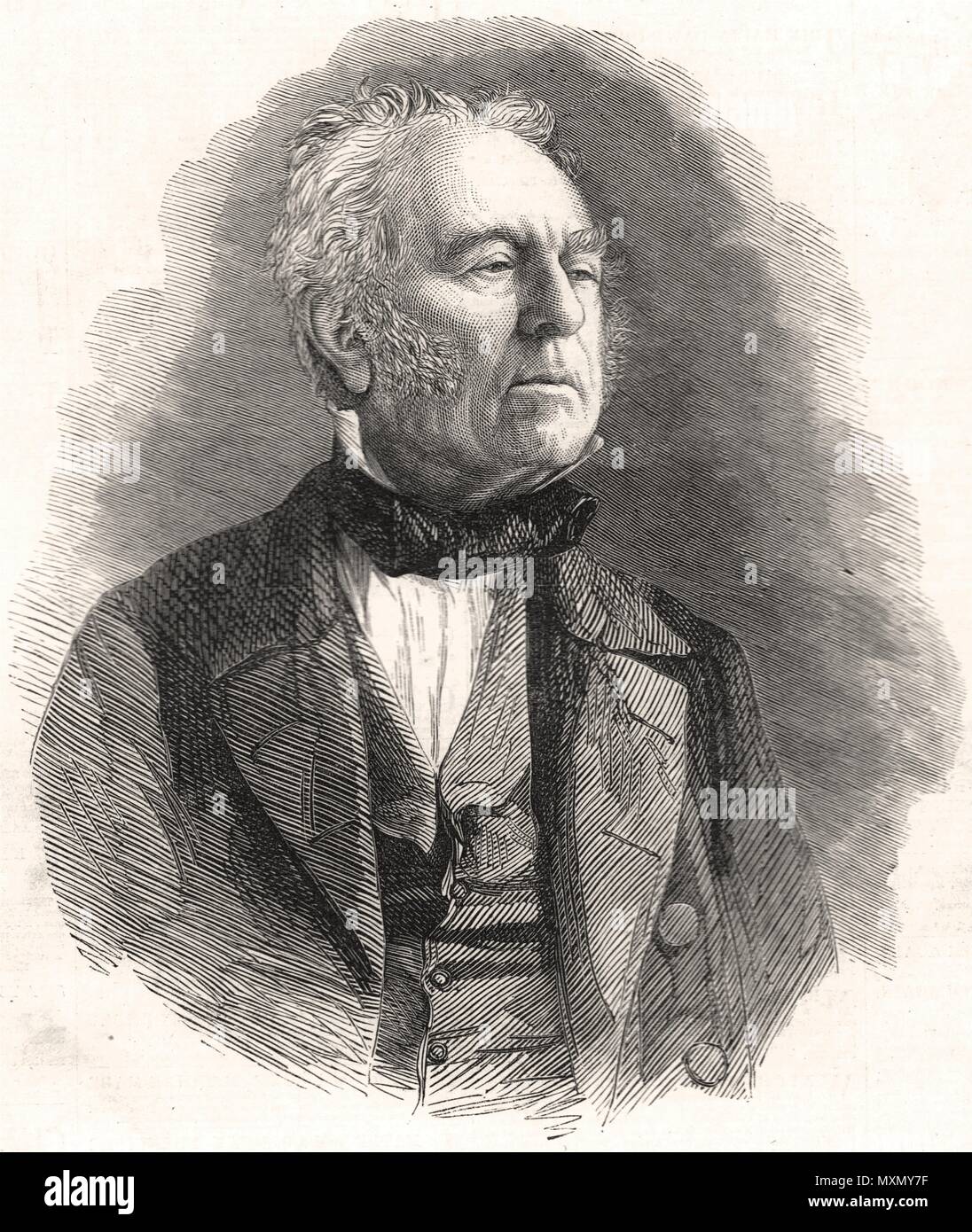 Il compianto Walter Savage Landor. Ritratti 1864. Il Illustrated London News Foto Stock
