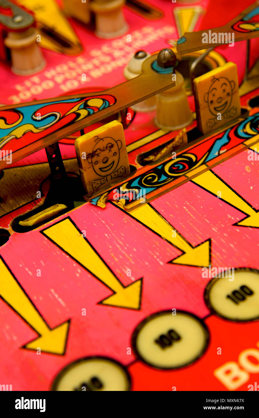 Macchina del Pinball Foto Stock