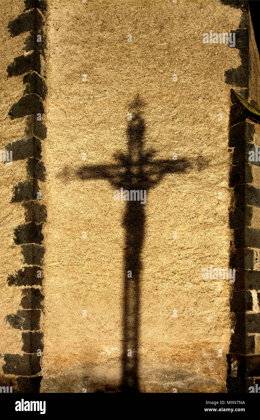 Croce ombra, Francia Foto Stock