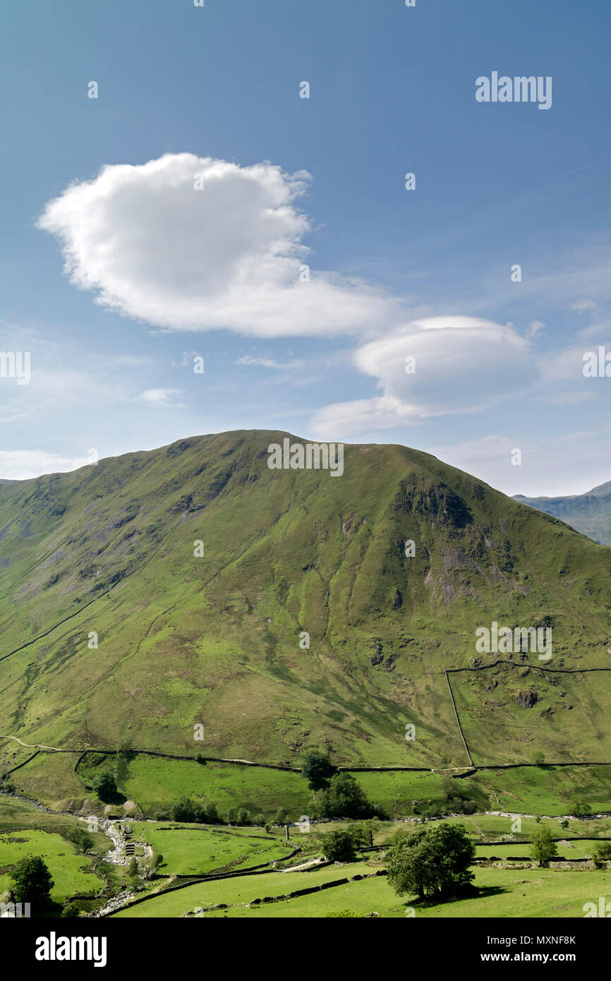 Hartsop Dodd dalle pendici del Brock dirupi, Lake District Cumbria, Regno Unito. Foto Stock