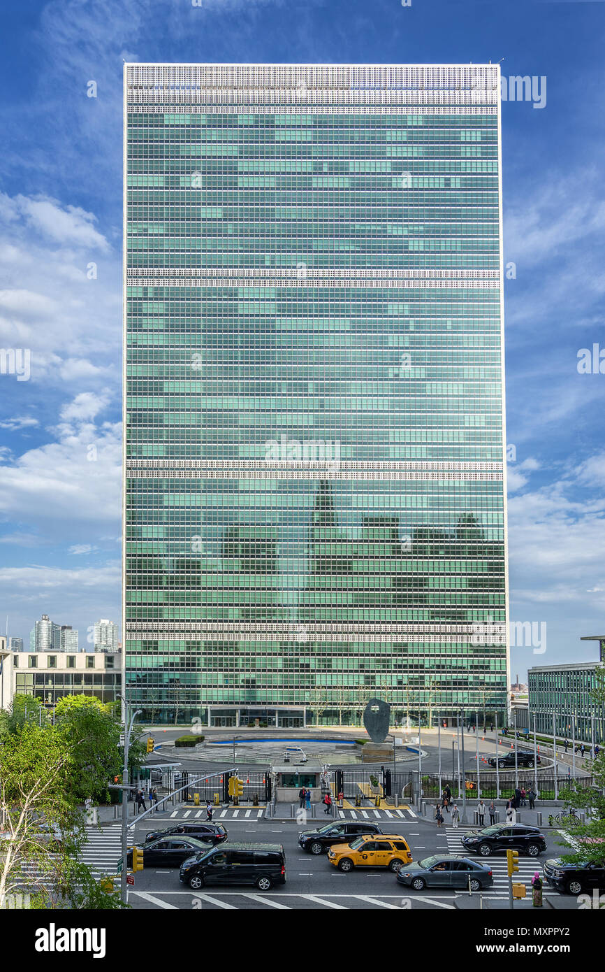 Umited unite seretariat Building a New York Foto Stock