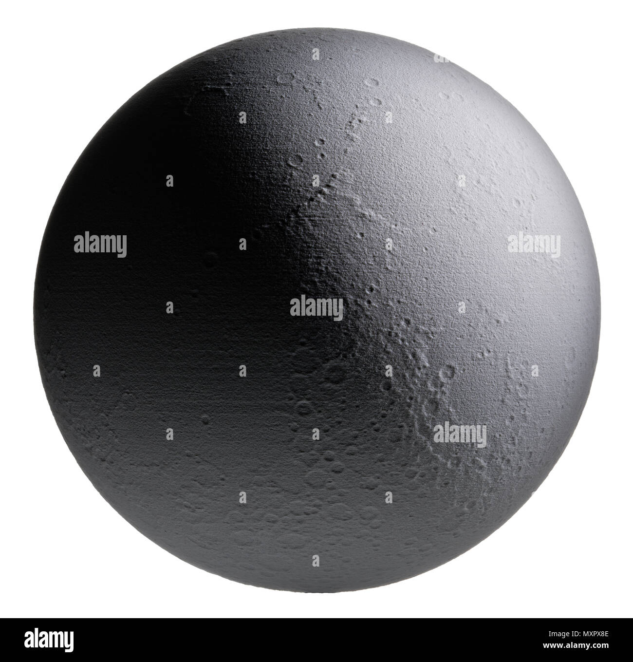 Accurate globo lunare. Visualizza le fasi lunari. Modello della luna. Foto Stock