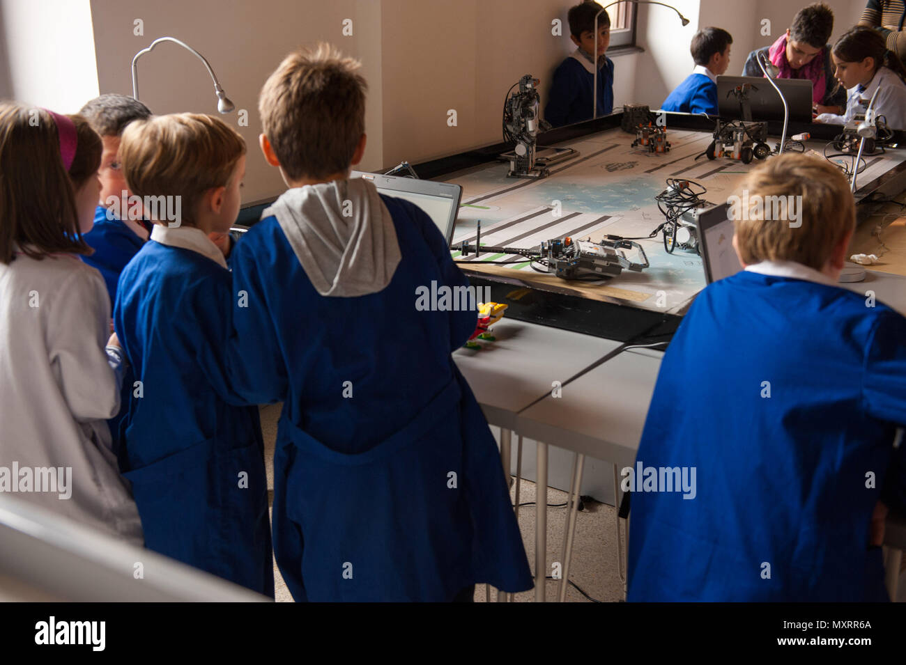 Roma. Technotown, tecnologico scientifico ludoteca di Villa Torlonia. L'Italia. Foto Stock