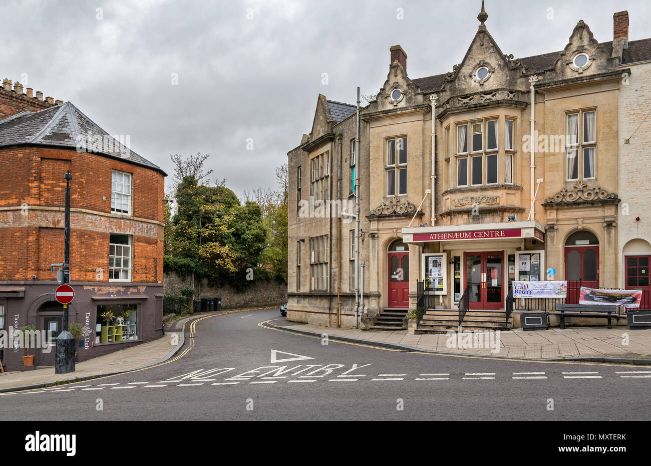 Il Centro di Ateneo in Warminster prese a Warminster, Wiltshire, Regno Unito il 24 ottobre 2017 Foto Stock